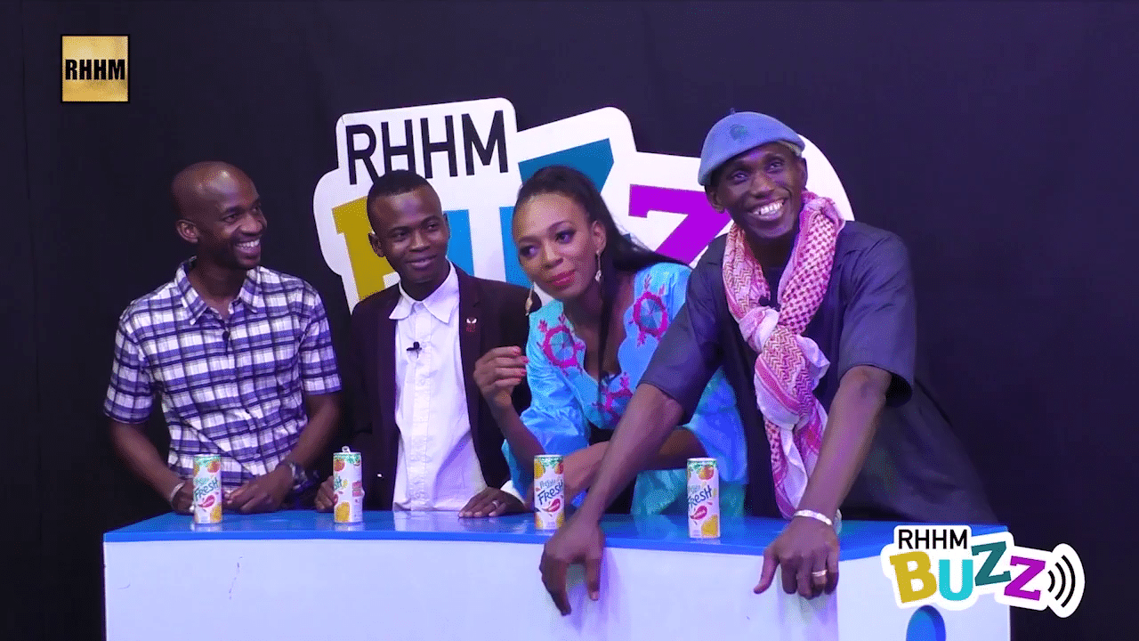ATT JUNIOR, LE FOU WOROLI, KASSA & MAÏNI sur RHHM BUZZ avec Boubacar Dia, Alima Togola & Eveline Khalil. Sponsorisé par : Thé Flecha, Jus Presséa et OTS.