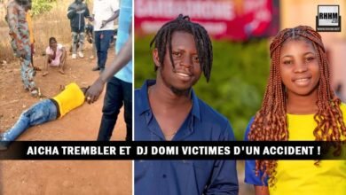 Aïcha Trembler et DJ Domi victimes d'un accident (Showbiz) Aïcha Trembler et DJ Domi victimes d'un accident (Showbiz)