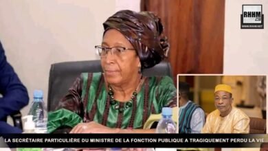 La secrétaire particulière du ministre de la fonction publique a tragiquement perdu la vie (Politique) La secrétaire particulière du ministre de la fonction publique a tragiquement perdu la vie (Politique)