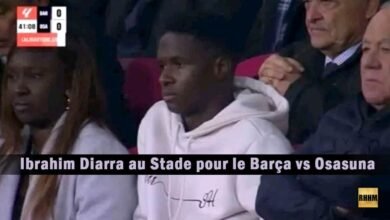 Ibrahim Diarra au Stade pour le Barça vs Osasuna (Sport) Ibrahim Diarra au Stade pour le Barça vs Osasuna (Sport)