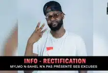 Erreur Info : Mylmo N-Sahel n'a pas présenté ses excuses aux autorités du Mali et à ses fans (Show biz) Erreur Info : Mylmo N-Sahel n'a pas présenté ses excuses aux autorités du Mali et à ses fans (Show biz)