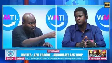 Bamanakan, langue de travail au Mali ? Aziz Traoré et Abdoulaye Aziz Diop sur Waati Bamanakan, langue de travail au Mali ? Aziz Traoré et Abdoulaye Aziz Diop sur Waati - samedi 6 avril 2024
