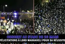 Félicitations à Lord Makhaveli pour son concert exceptionnel au Stade du 26 mars ! (Showbiz)