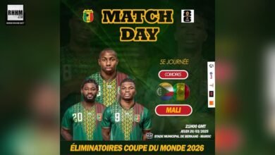 Coupe du Monde 2026 (5e journée) - Comores vs Mali, ce soir à 21h GMT (Sport) Coupe du Monde 2026 (5e journée) - Comores vs Mali, ce soir à 21h GMT (Sport)