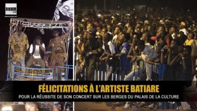 Félicitations à l’artiste Batiaré pour la réussite de son concert sur les berges du Palais de la Culture (Showbiz)