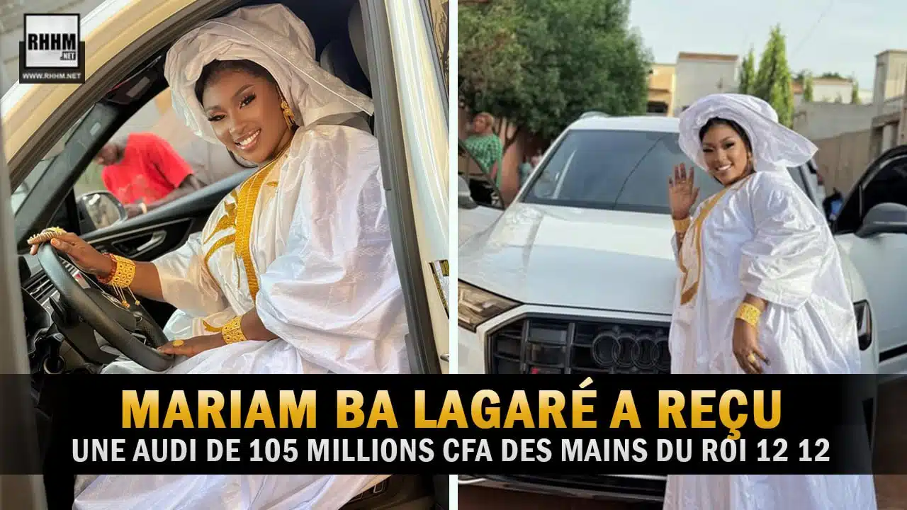 Mariam Ba Lagaré a reçu une Audi de 105 millions CFA des mains du Roi 12 12 (Showbiz) Mariam Ba Lagaré a reçu une Audi de 105 millions CFA des mains du Roi 12 12 (Showbiz)