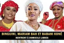 Binguini, Mariam Bah et Babani Koné rentrent à domicile (Showbiz)