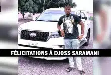Félicitations à Djoss Saramani (Showbiz)