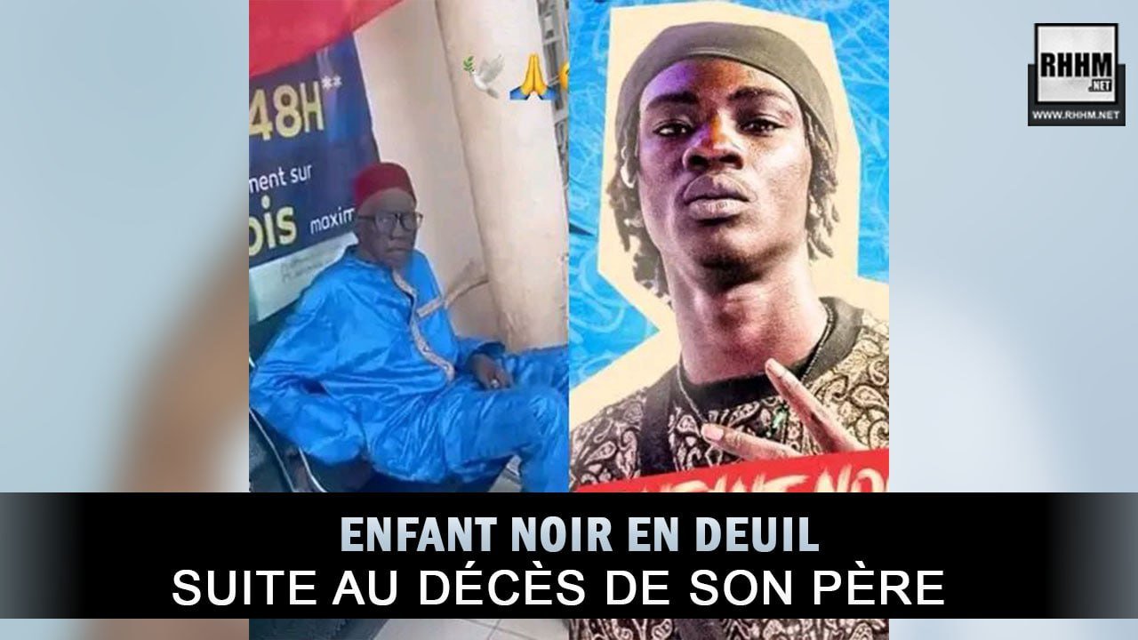 Enfant Noir en deuil suite au décès de son père (Showbiz)